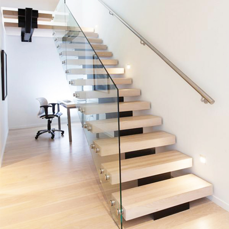 Escalera flotante de madera re - Interior Design Modern reseña y precio