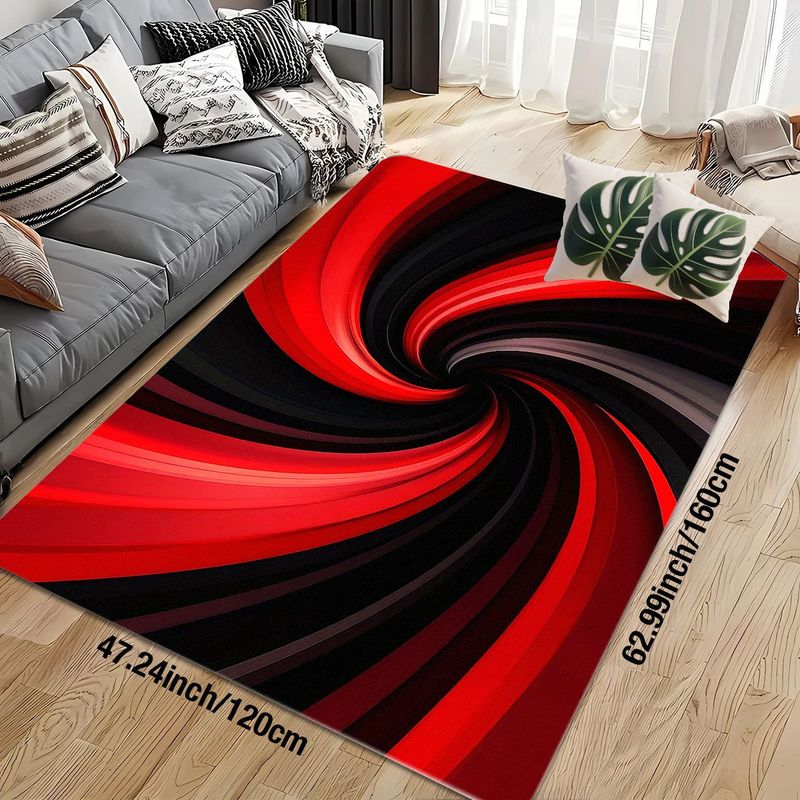 Alfombra de Franela Estampada  - Printed Rug Abstract reseña y precio