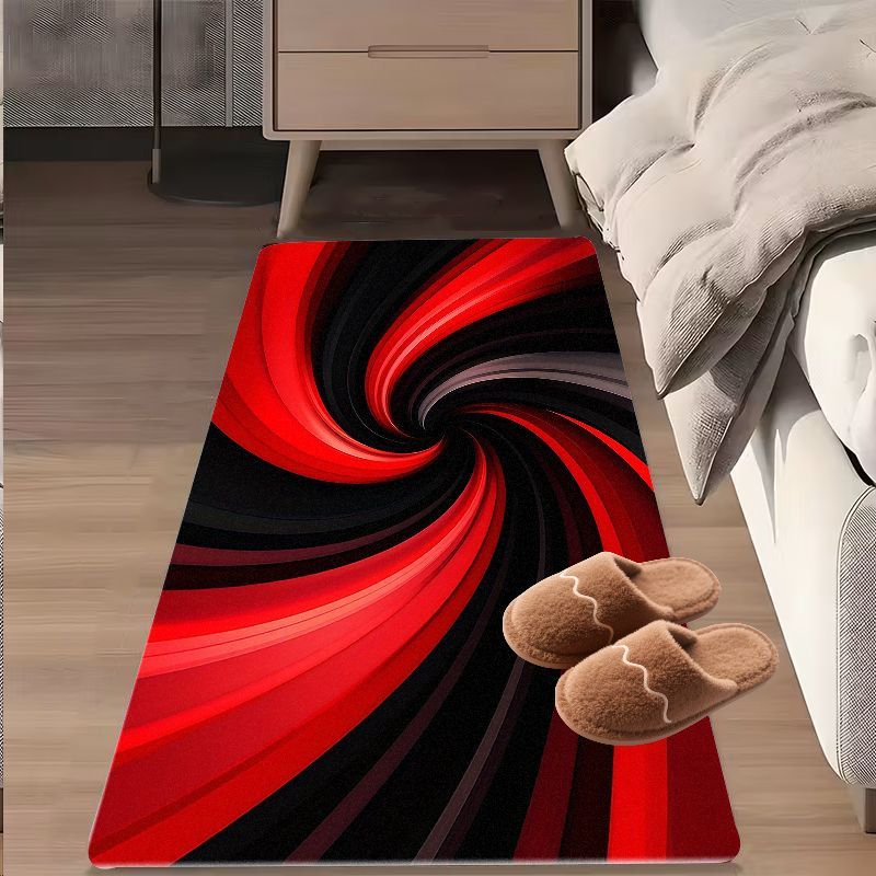 Alfombra de Franela Estampada  - Printed Rug Abstract reseña y precio