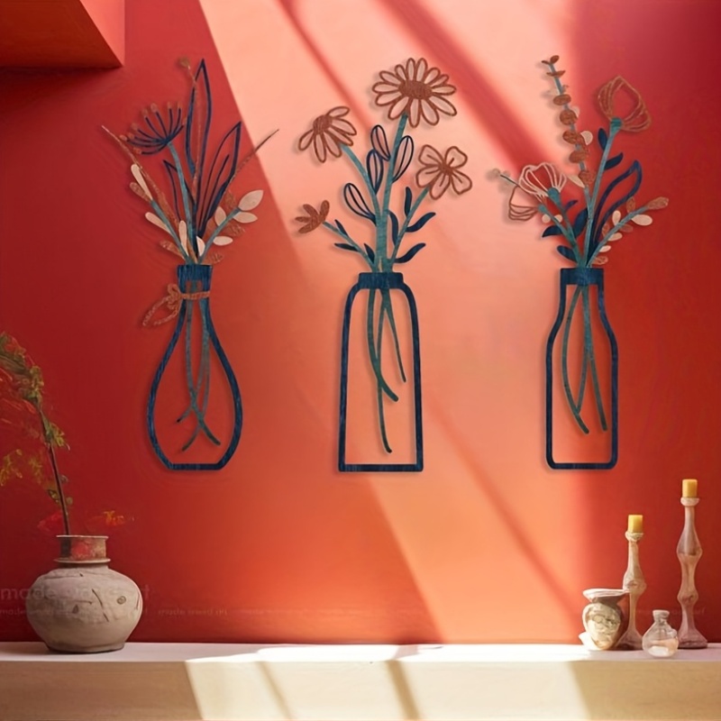 3 Esculturas Florales Grandes  - Interior Design Modern reseña y precio