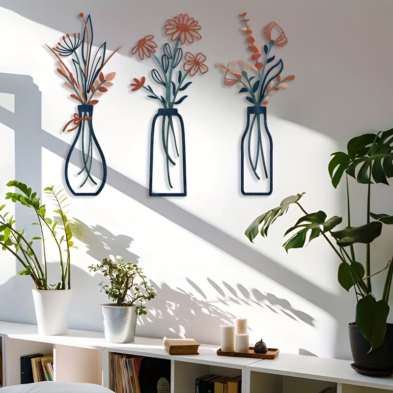 3 Esculturas Florales Grandes  - Interior Design Modern reseña y precio