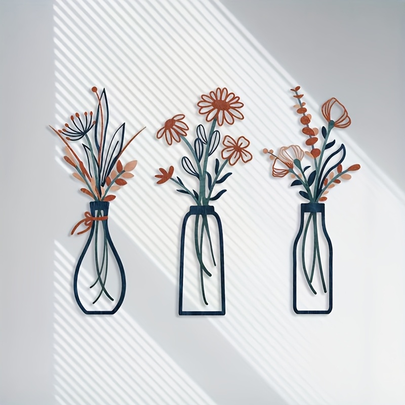 3 Esculturas Florales Grandes  - Interior Design Modern reseña y precio