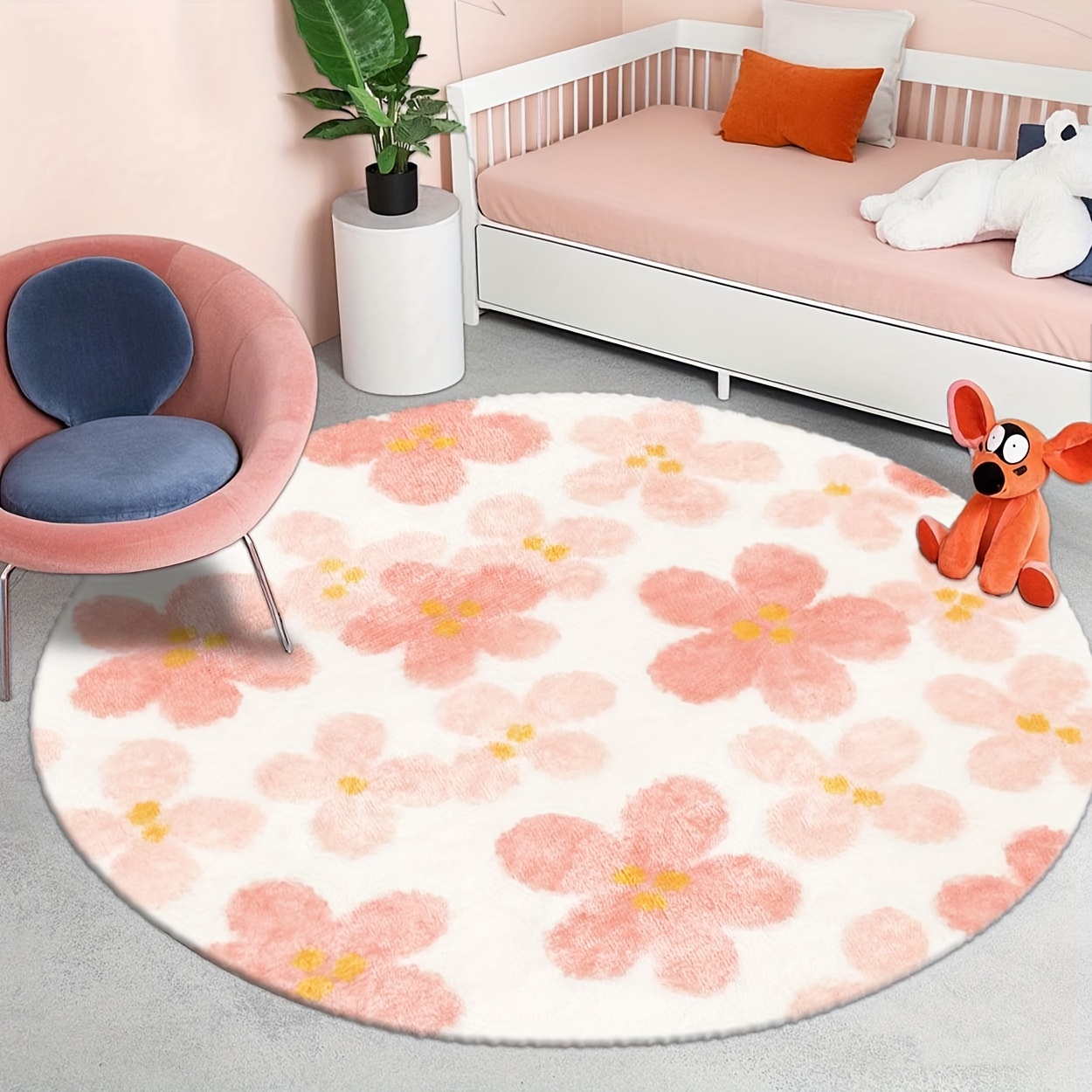 Alfombra Circular Moderna de M - Printed Rug Abstract reseña y precio