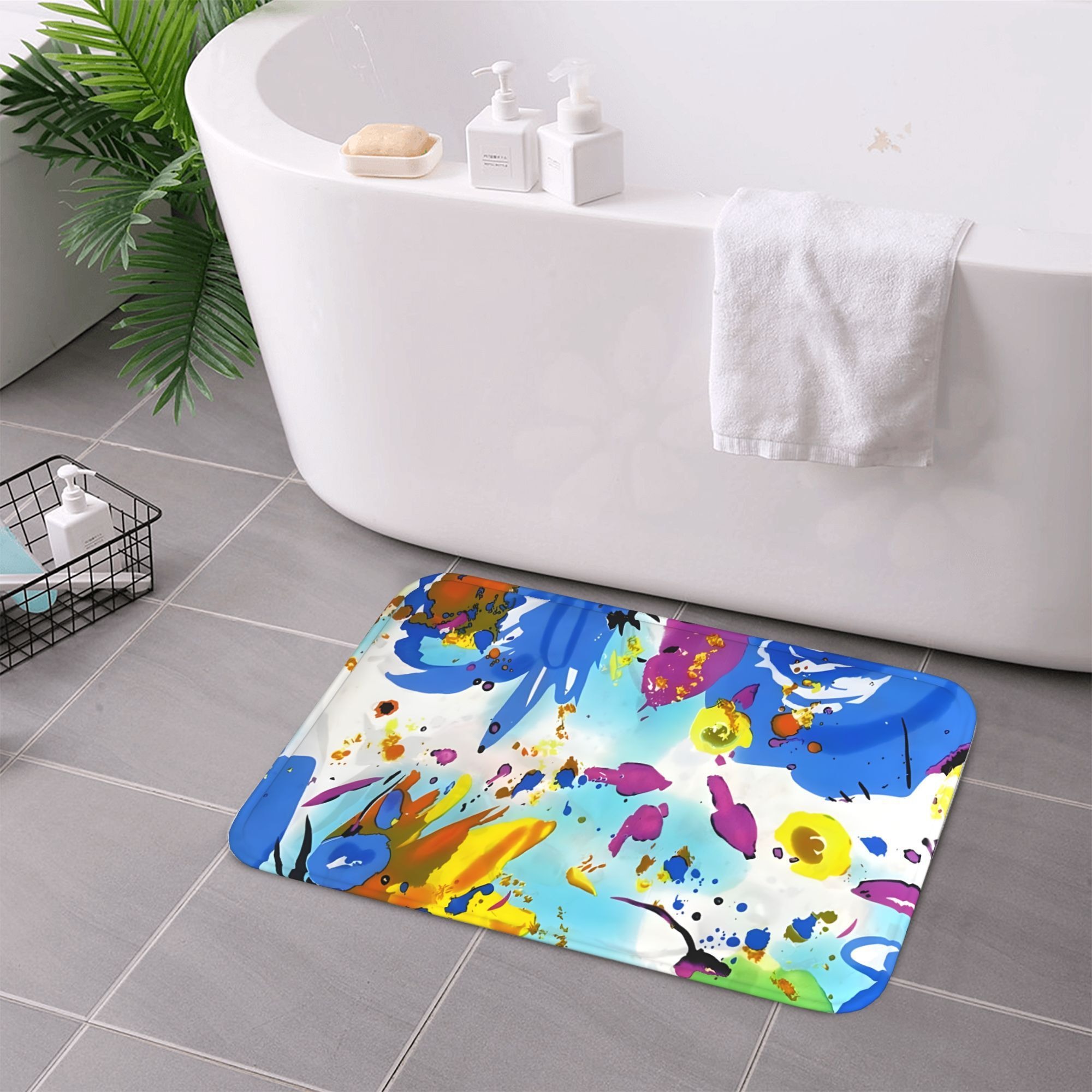 1 Alfombra de cocina expresion - Printed Rug Abstract reseña y precio