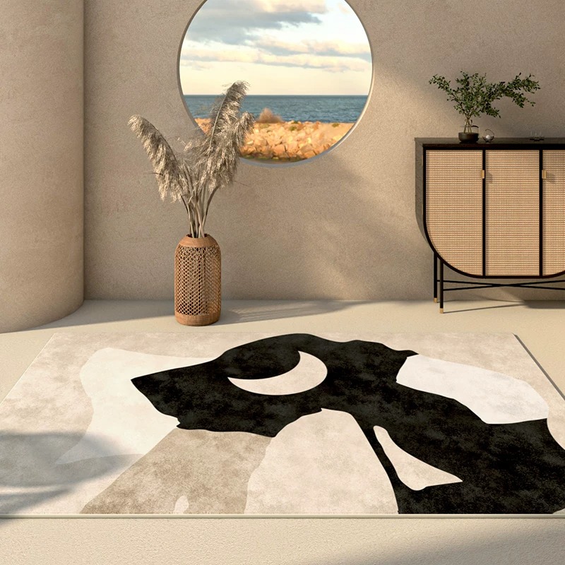 Alfombras Japandi Wabi-sabi pa - Printed Rug Abstract reseña y precio