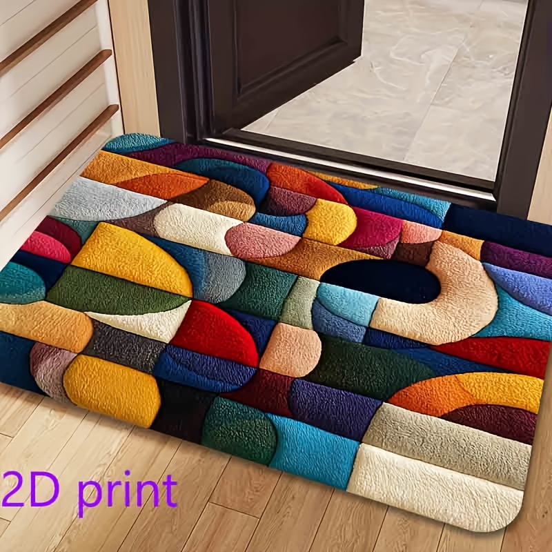 VIKAMA Alfombra de Entrada Ant - Printed Rug Abstract reseña y precio