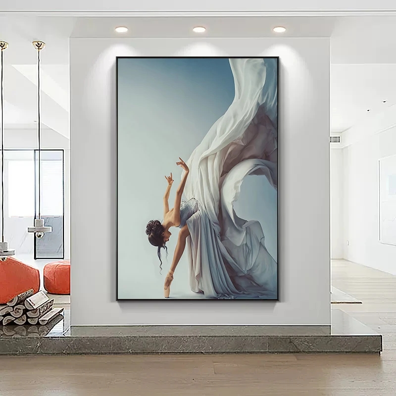Pintura en lienzo de chica bai - Interior Design Modern reseña y precio