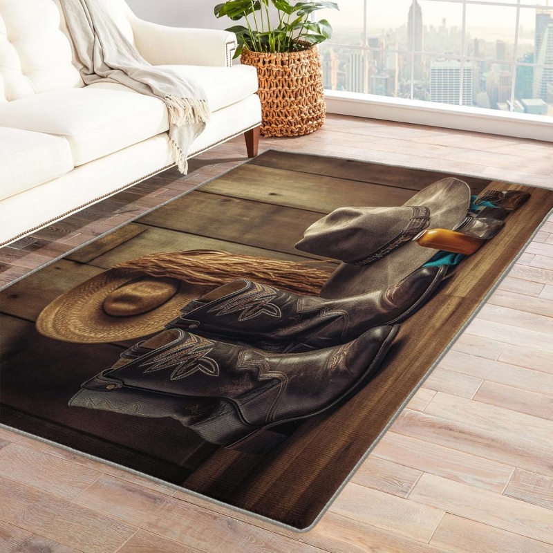Alfombra Decorativa con Diseño - Printed Rug Abstract reseña y precio