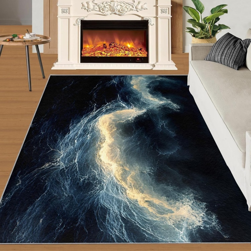 Alfombra Decorativa con Diseño - Printed Rug Abstract reseña y precio