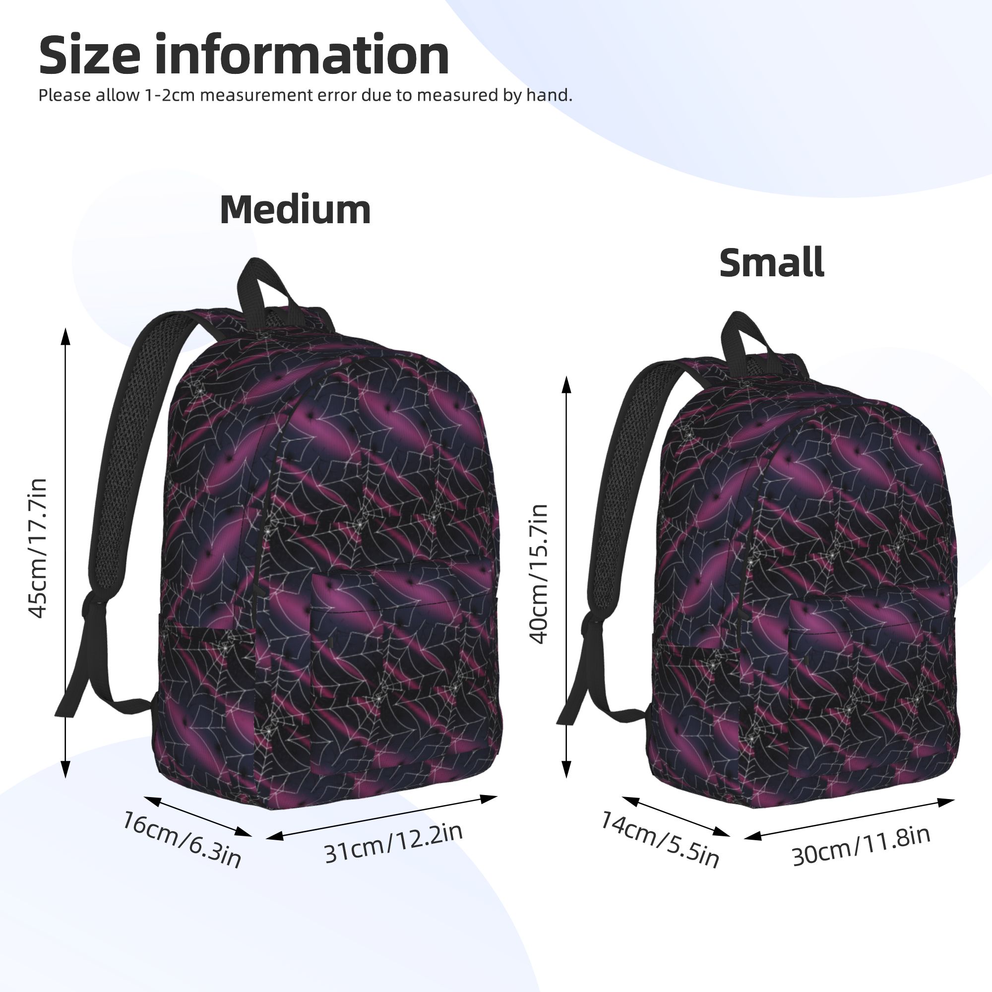 Mochila con Patrón de Telaraña - Interior Design Web reseña y precio