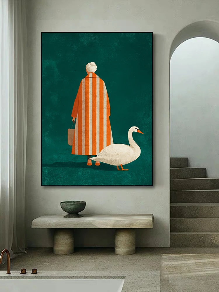 Figura en naranja, póster de r - Interior Design Modern reseña y precio